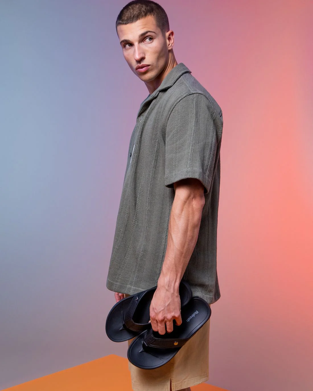 Chancla de hombre plano Refresh 17554901 - Image 6