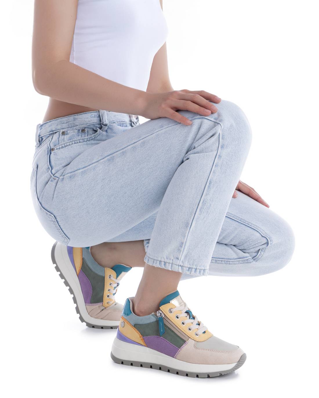 Zapatilla de mujer plano Refresh 17512702 - Image 2