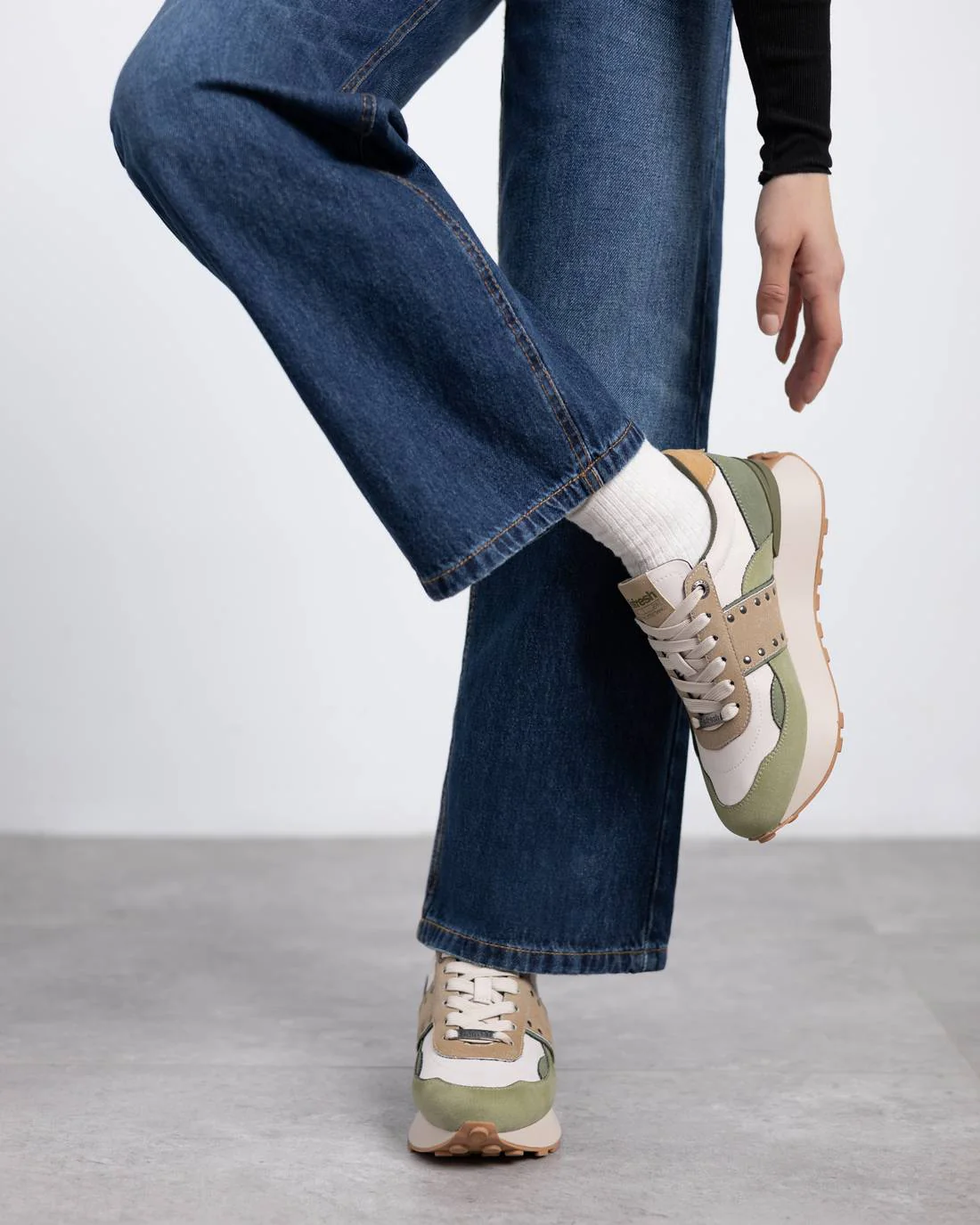 Zapatilla de mujer plano Refresh 17306403 - Image 5