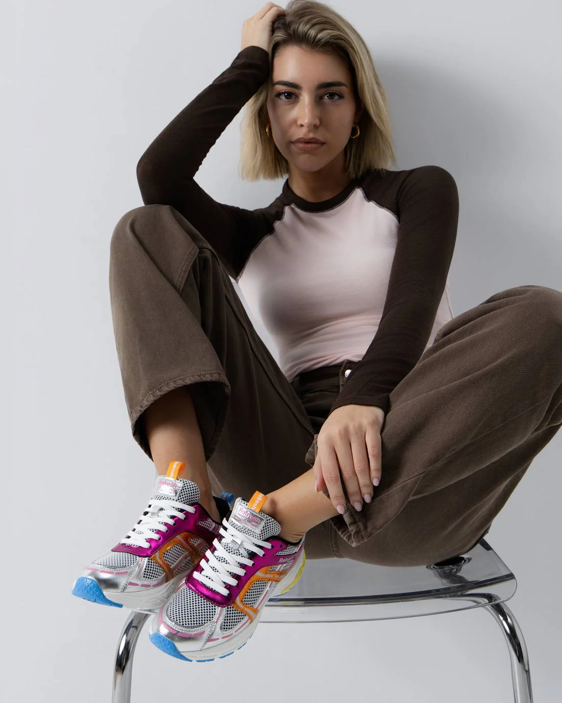 Zapatilla de mujer plano Refresh 17502104 - Image 7